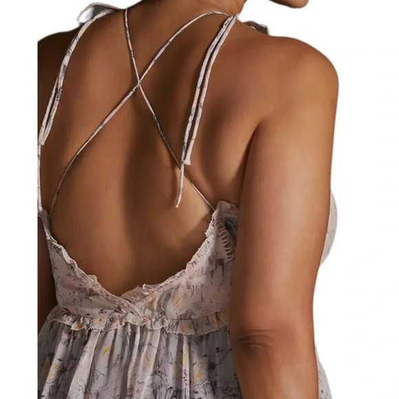 NWT | Anthropologie | Sheer Floral Dress - Picture 4 of 8